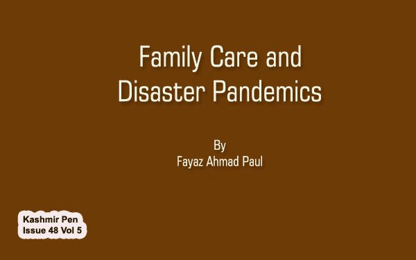 Family Care and Disaster Pandemics