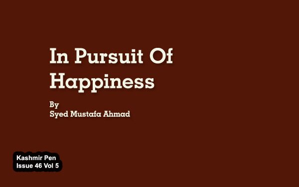 In Pursuit Of Happiness