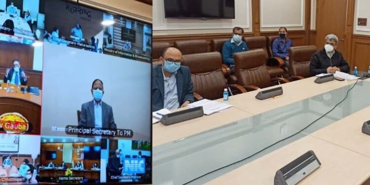 Cabinet Secretary reviews Public Health Response to COVID-19 Applauds efforts of J&K Govt. in augmenting Medical Infrastructure