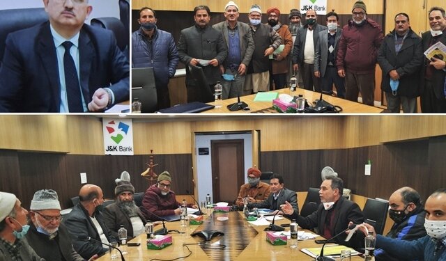 KVFG Union calls on J&K Bank management Supporting fruit growers J&K Bank’s top priority : Executive President