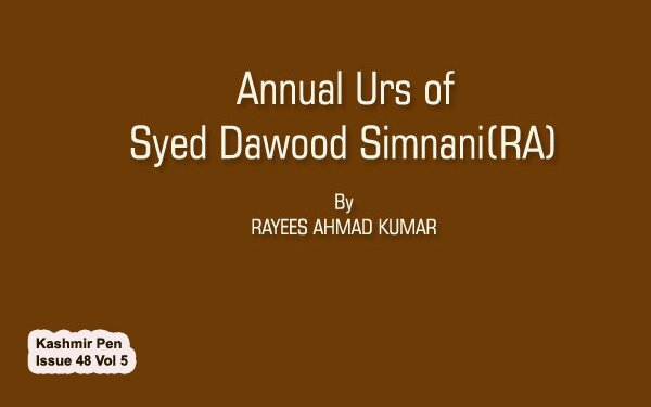 Annual Urs of Syed Dawood Simnani(RA)