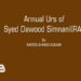 Annual Urs of Syed Dawood Simnani(RA)