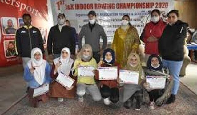 J&K Indoor Rowing Championship held at Nigeen Club