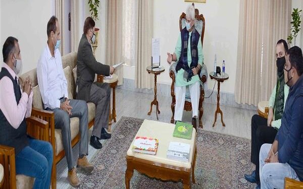 VC Jammu University, former MLC, various public delegations call on Lt Governor