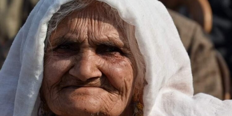 100-year-old woman, attends BJP rally in Hajin to get her jailed son released