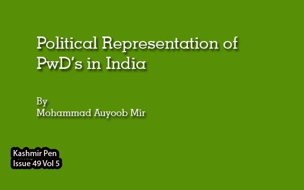 Political Representation of PwD’s in India