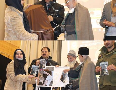 Solihas Shabir launched book “Zoon” THE HEART OF HABBA KHATOON”