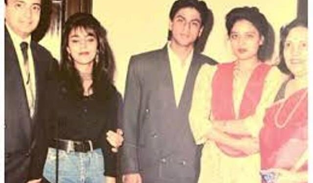 Viveck Vaswani shares a priceless throwback picture of Shah Rukh Khan with wife Gauri and sister Shehnaz Lalarukh Khan