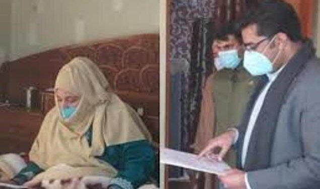 Pregnant DDC member administered oath at her Srinagar residence