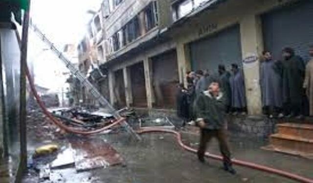 Shed housing heating supply machinery guts in fire at DH Anantnag