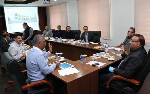 DGP reviews functioning of J&K Police Housing Corporation