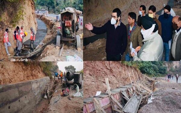 CEO ERA Conducts Inspection of Ongoing Works on Sidhra-Surinsar Road