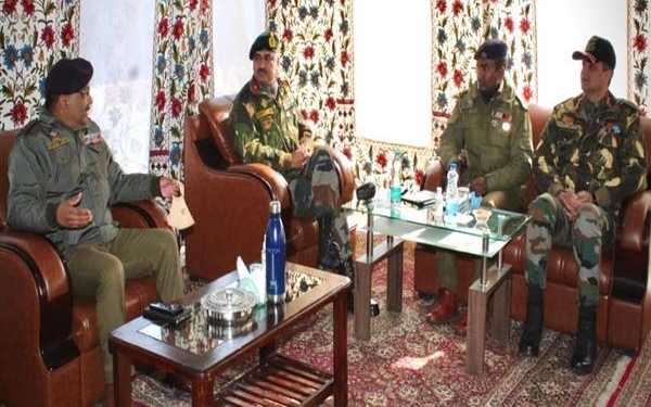 DGP J&K visited Handwara; chaired Joint Security Review Meeting
