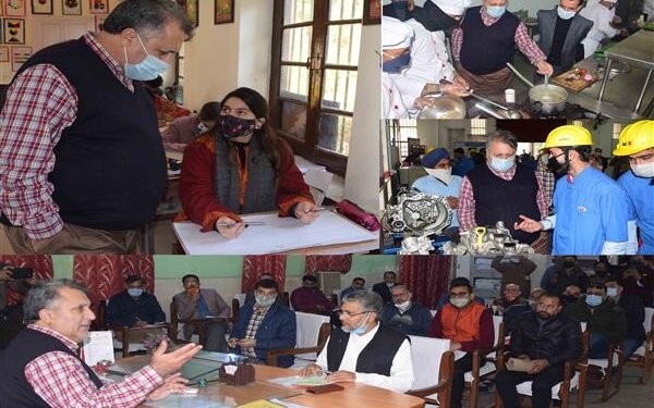 Principal Secretary, Skill Development Department and Mission Director, JKSDM congratulate 28 trainees selected for various jobs in a placement mela held last week
