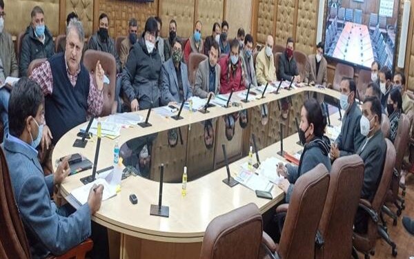 Mehta reviews pace & progress of JKIDFC projects