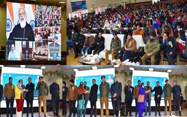 Live streaming of launch of AB-PM JAY SEHAT scheme by PM held across Kashmir