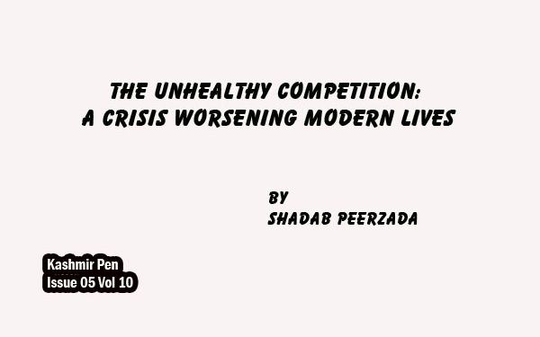 The Unhealthy Competition: A Crisis Worsening Modern Lives