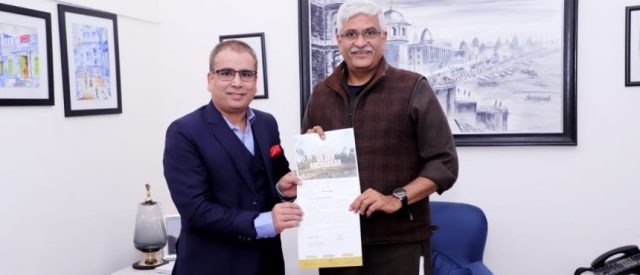 MLA Zadibal Tanvir Sadiq calls on Union Tourism Minister Gajendra Singh