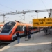 Kashmir’s Vande Bharat Express arrives in Jammu Tawi station