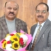 VC SKUAST Dr B.N.Tripathi calls on Dy CM Surinder Choudhary 