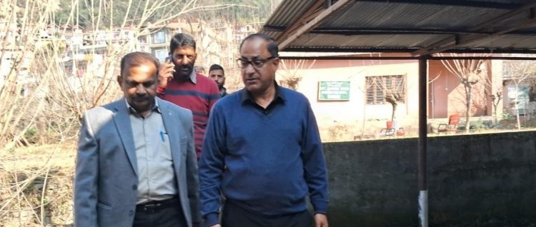 Director Sericulture J&K Inspects Mulberry Nursery 
