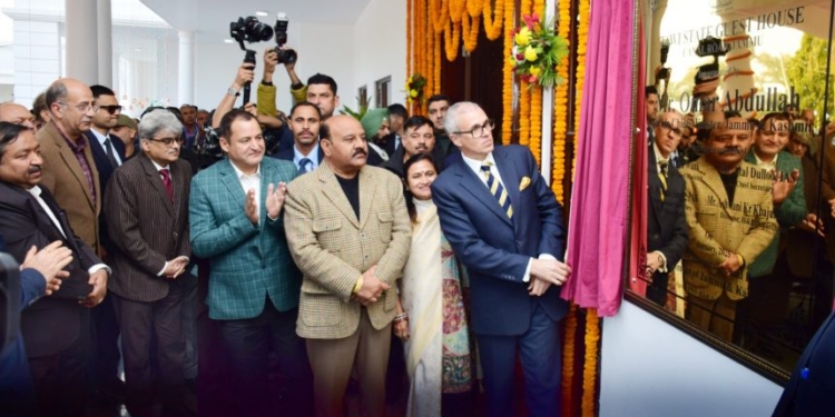 CM Omar Abdullah inaugurates Tawi State Guest House in Jammu