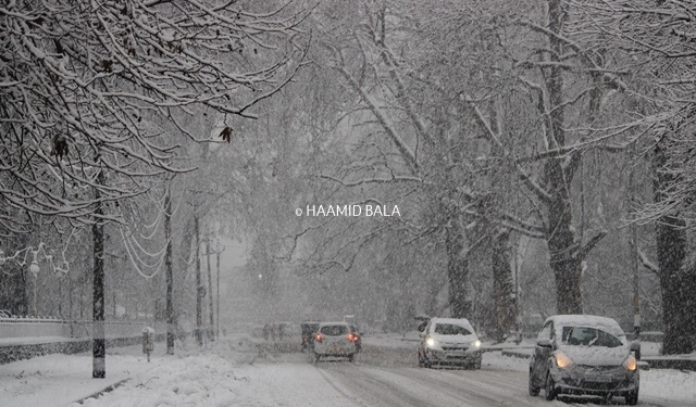 Snowfall Advisory Issued in Srinagar: Public Urged to Stay Cautious