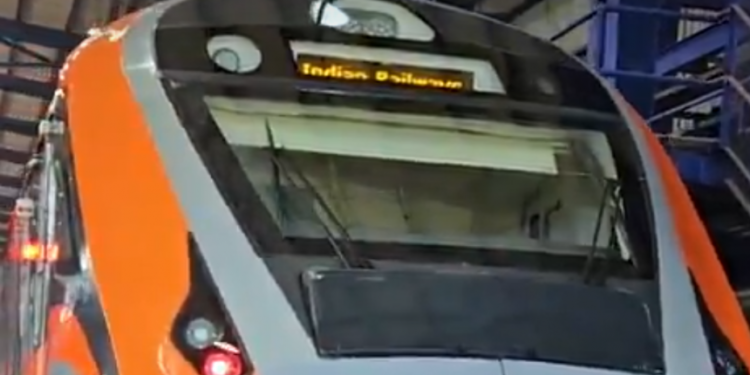 Vaishnaw unveils Vande Bharat train designed for Katra-Srinagar route