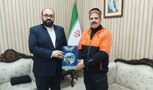 Waheed Jeelani Engages with Iranian Cultural Counsellor in New Delhi to Strengthen Indo-Iran Cultural Ties
