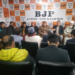 BJP Leaders and workers celebrate victory in Delhi Elections at party headquarter in Srinagar