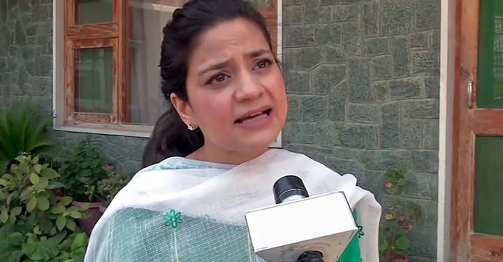 PDP’s Iltija Mufti questions NC government’s silence on youth arrests