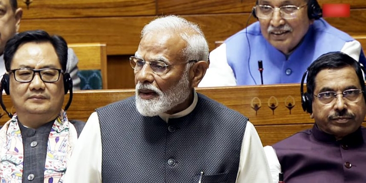 “Jacuzzi, Sheeshmahal, AAPda”; PM Modi targets Kejriwal, AAP during Lok Sabha speech ahead of Delhi polls