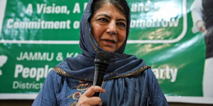 “I urge CM Omar Adbullah, Speaker of J-K Assembly to honour members’ bills”: Mehbooba Mufti