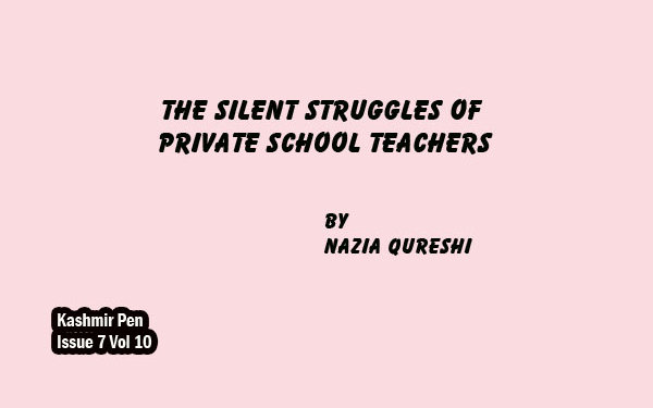The Silent Struggles of Private School Teachers