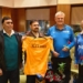 Satish Sharma interacts with KNVB Dutch Football Association Coaches