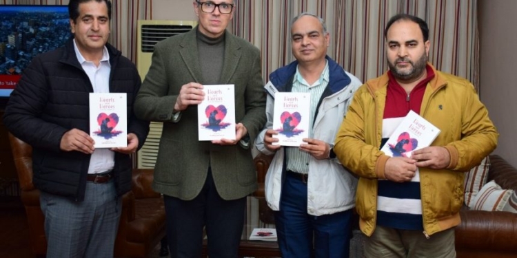 Chief Minister Omar Abdullah releases book of JKAS officer