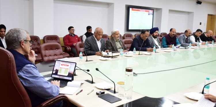 CM Omar Abdullah holds pre-budget consultation with public representatives of Jammu