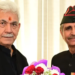 Lt Gen RK Sharma , President of J&K Ex-Services League Calls on LG Sinha