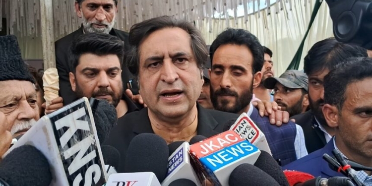 Sajad Lone submits resolution for restoration of Article 370, Article 35A