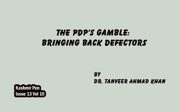 The PDP’s Gamble:Bringing back Defectors