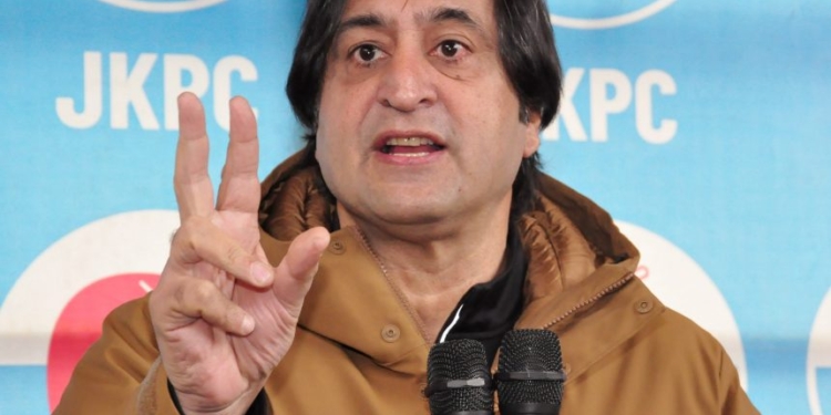 Sajad Lone questions police verification process