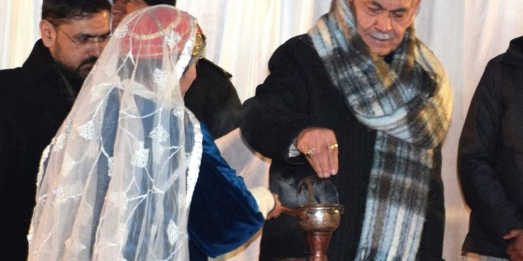 LG Sinha attends inaugural ceremony of 5th Khelo India Winter Games at Gulmarg