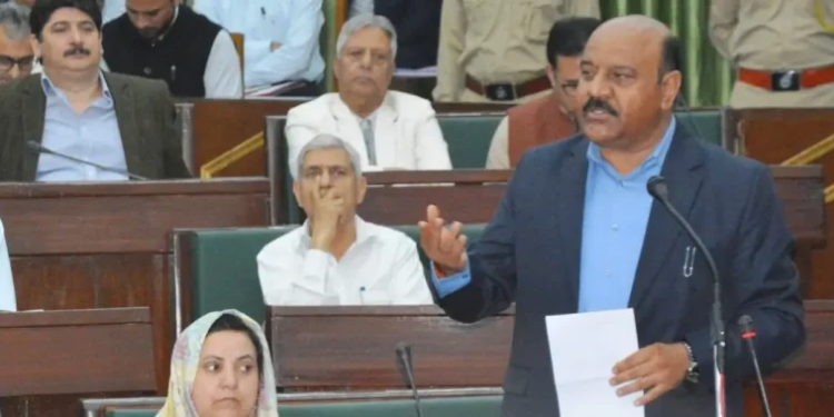 Deputy CM Surinder Choudhary Tables Bill to Amend J&K GST Act,2017