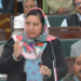 Sakeena Itoo briefs house on Anantnag fire relief efforts