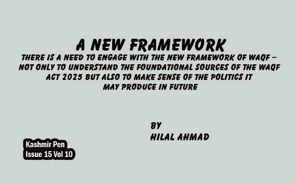 A New Framework
