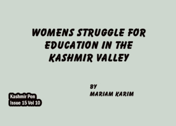 Women’s struggle for Education in the Kashmir Valley
