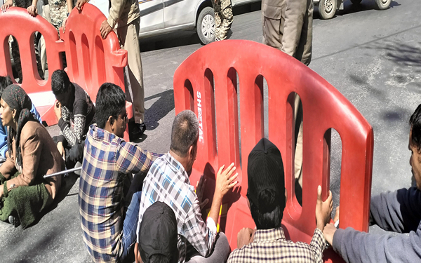 National Conference MLAs resume protest over Waqf Amendment Act