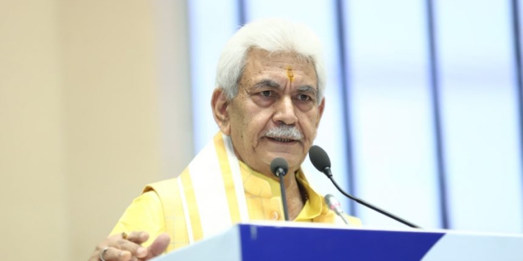 LG Sinha addresses Balaji Foundation’s ‘Bharat Shiksha Summit’ at New Delhi