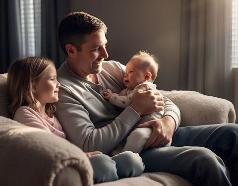A Father and His Three Silent Angels, When Eyes Spoke, Hearts Cried