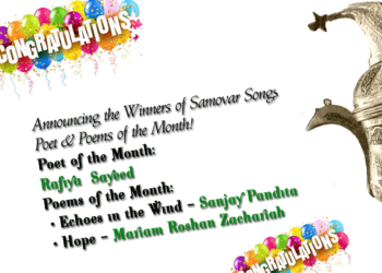 Announcing the Winners of Samovar Songs – Poet & Poems of the Month!